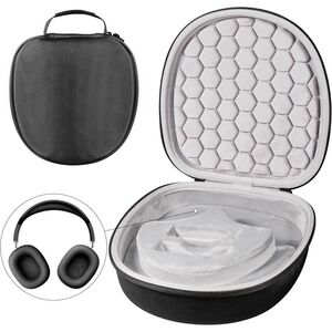 Travel Case for Bose QC25 QC35 QC45 Sony‎ XM4 CH710 JBL T700BT Headphones Black